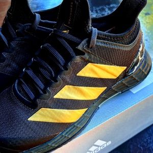 Adidas Adizero Ubersonic 4 WMN Tennis Shoes Black Marimekko Collab - Never Worn!